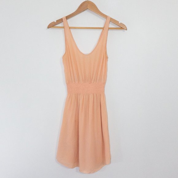 Babaton Peach Mini Dress - Picture 1 of 7